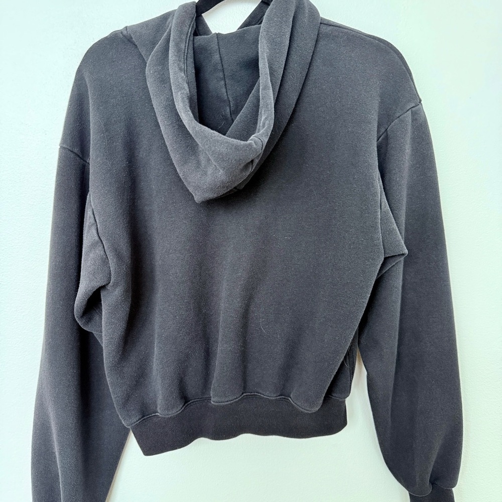 SKIMS Cotton Fleece Classic Hoodie – Onyx – Size XS - Picture 4 of 6